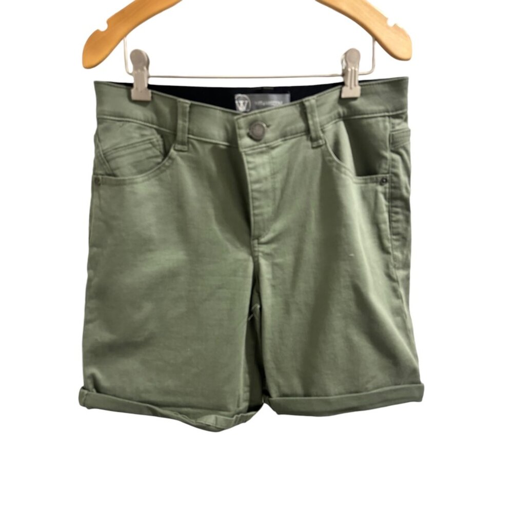 Wit & Wisdom Olive Green Women's Bermudas